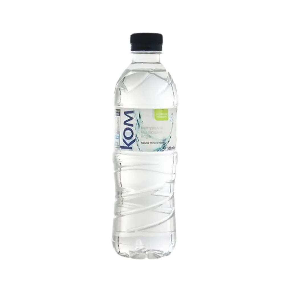 NATURAL MINERAL WATER KOM 0.500 L, 12 PCS