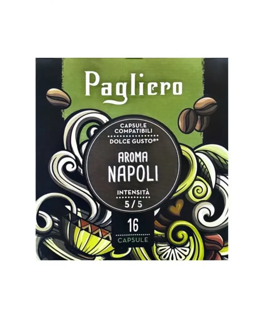 Pagliero Napoli – capsules compatible with Dolce Gusto – 16 pcs