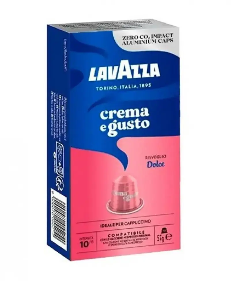 Lavazza Crema e Gusto Dolce -10pcs Nespresso Compatible Pods