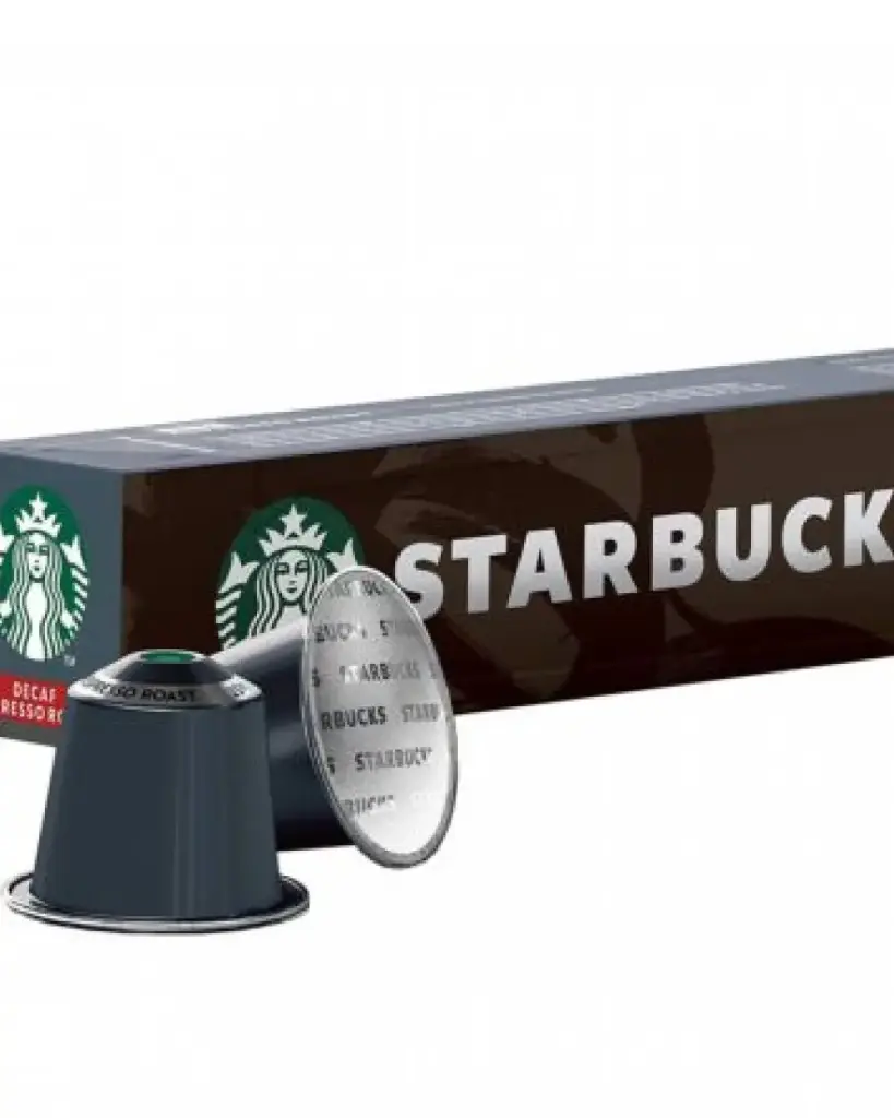 STARBUCKS DECAF DARK ESPRESSO ROAST NESPRESSO СЪВМЕСТИМИ КАПСУЛИ - 10бр