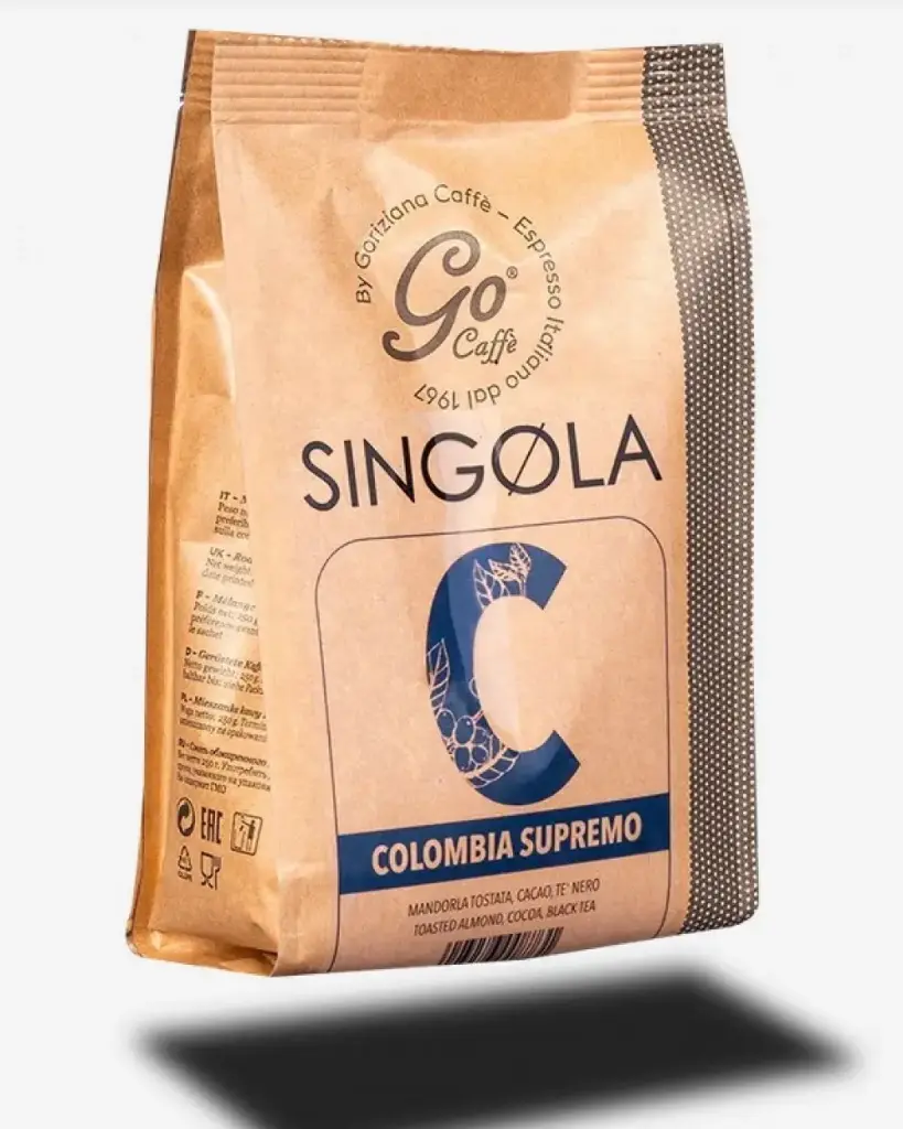 GO CAFFÈ COLOMBIA SUPREMO - 0.250kg grounded