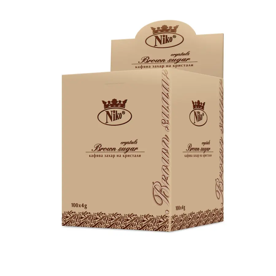 Brown Sugar “NIKO”, 100 pcs x 2 gr