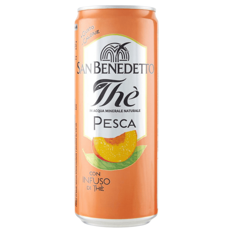Студен чай San Benedetto праскова, 0.330 л, 24 бр кен
