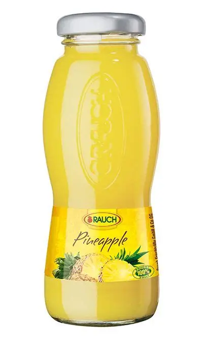 Натурален сок "Rauch" ананас, стъкло, 200 мл, 12 бр   