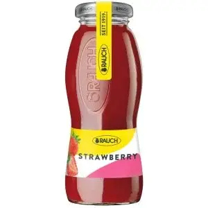 Rauch Strawberry Juice, 200 ml glass bottles, 12 pcs