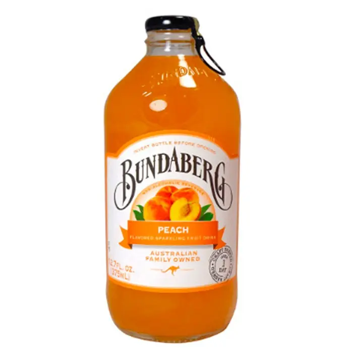 Газирана плодова напитка "Bundaberg" праскова, стъкло, 0.375 л, 12 бр