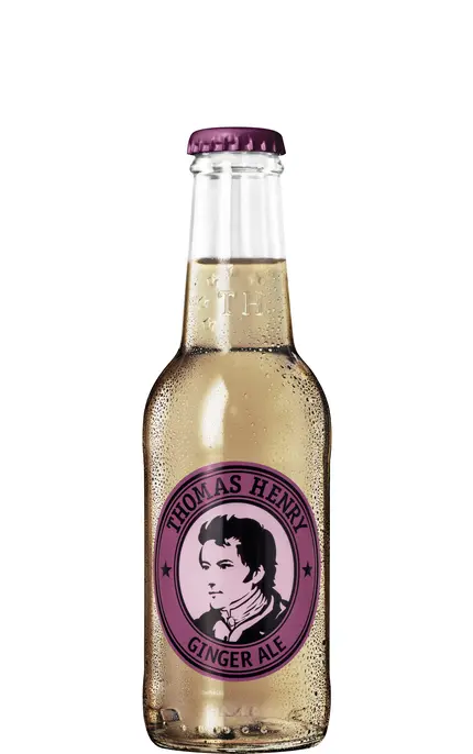 “Thomas Henry” Ginger Ale Sparkling Fruit Drink, glass bottle, 0.200 L, 24 pcs