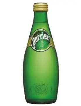PERRIER SPARKLING WATER 0.330 L GLASS 24 PCS