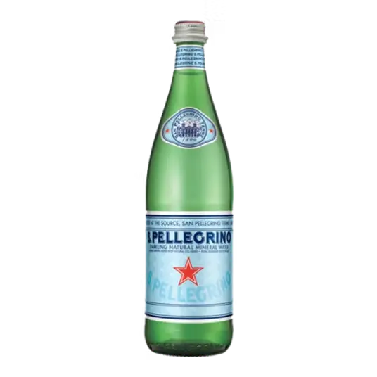 SAN PELLEGRINO ГАЗИРАНА ВОДА СТЪКЛО 0.750 Л, 15 БРОЯ