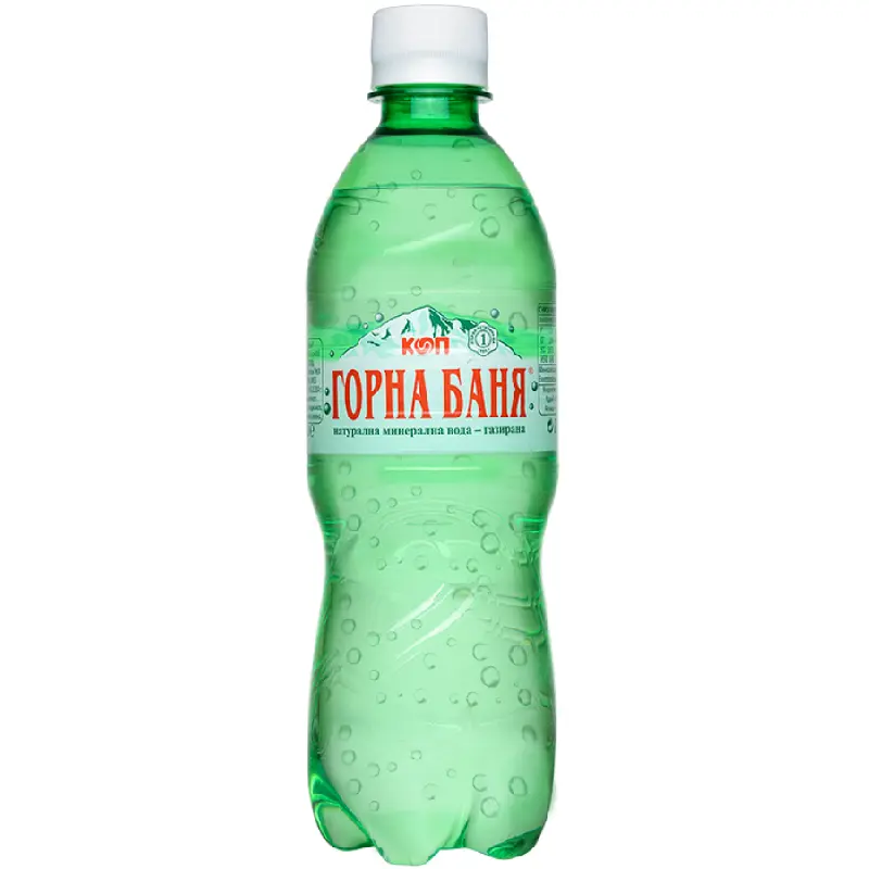 ГОРНА БАНЯ ГАЗИРАНА ВОДА 0.500 Л 12 БРОЯ