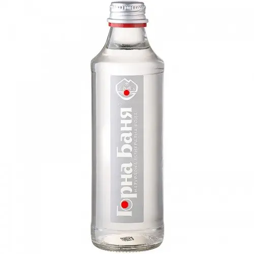 МИНЕРАЛНА ВОДА ГОРНА БАНЯ 0.330 Л, СТЪКЛО, 6 БРОЯ