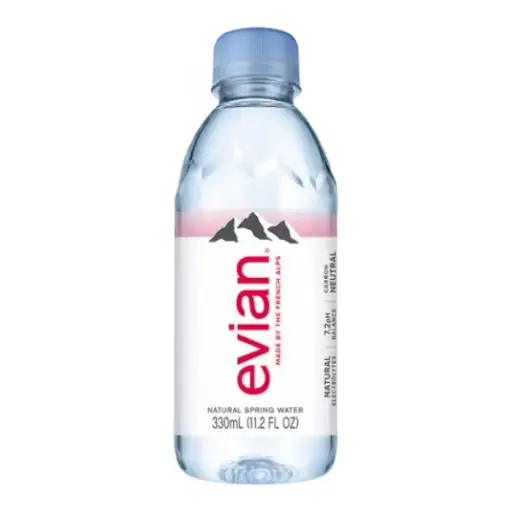 МИНЕРАЛНА ВОДА EVIAN, 0.330 Л , 24 БРОЯ