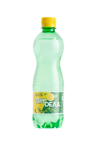PREDELA CARBONATED WATER WITH LEMON 0.500 L, 12 PCS