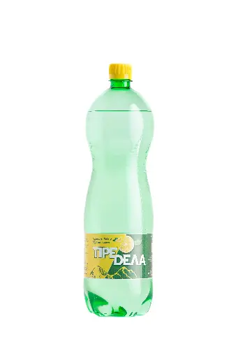 PREDELA CARBONATED WATER WITH LEMON 1.500 L, 6 PCS