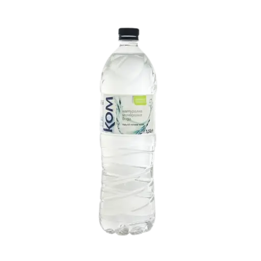 NATURAL MINERAL WATER KOM 1.5 L, 6 PCS