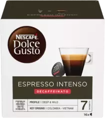 Nescafé Dolce Espresso Intenso Deccafia, 16pcs
