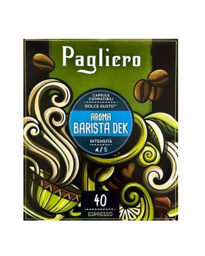 Pagliero Aroma Barista Dek – decaffeinated capsules compatible with Dolce Gusto – 40 pcs