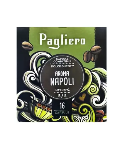 Pagliero Napoli – capsules compatible with Dolce Gusto – 16 pcs