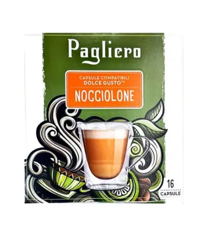 Pagliero Hazelnut – capsules compatible with Dolce Gusto – 16 pcs