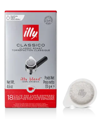illy® – E.S.E. Pods Classico – Medium Roast – 18 pcs