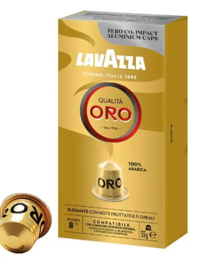 Lavazza Qualità Oro -10pcs Nespresso Compatible Pods