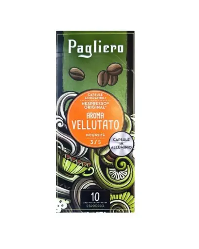 Pagliero Vellutato Alluminio – Nespresso compatible - 100pcs