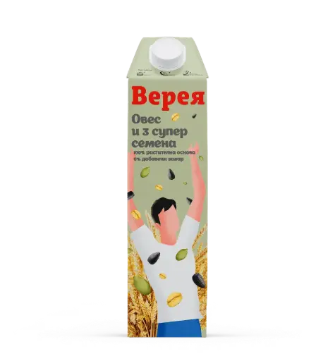 Ядковa напиткa, Овес и 3 супер семена, 1л