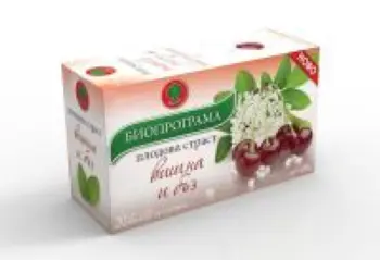 ЧАЙ БИОПРОГРАМА, ПЛОДОВ-  ВИШНА И БЪЗ