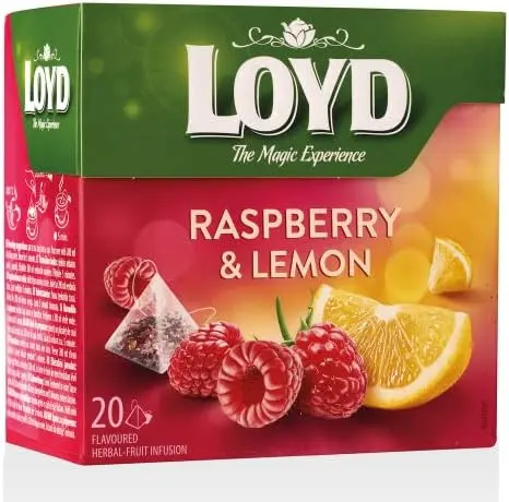 TEA LOYD, RASPBERRY AND LEMON
