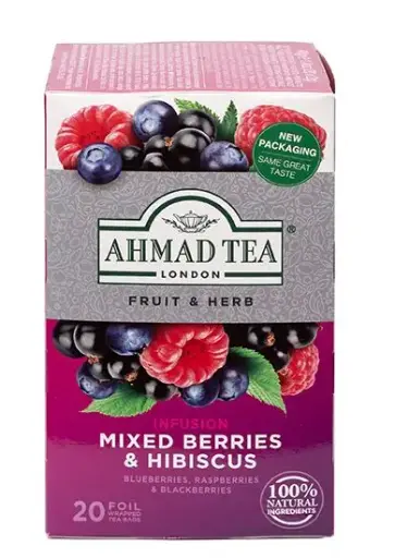 TEA AHMAD, MIXED BERRIES AND HIBISCUS
