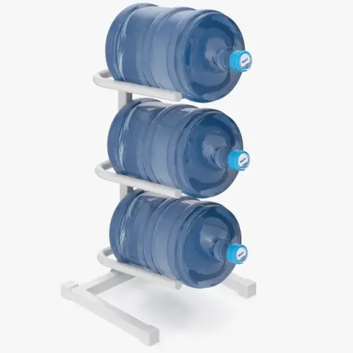 Metal rack for 3 x 19-liter bottles