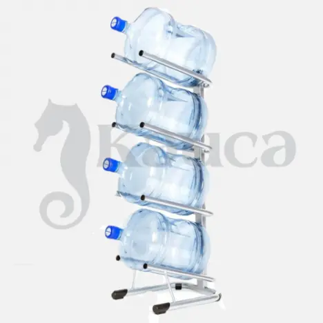 Metal rack for 4 x 19-liter bottles