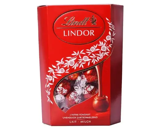 Шоколадови бонбони "Lindt cornet" ,16 бр 