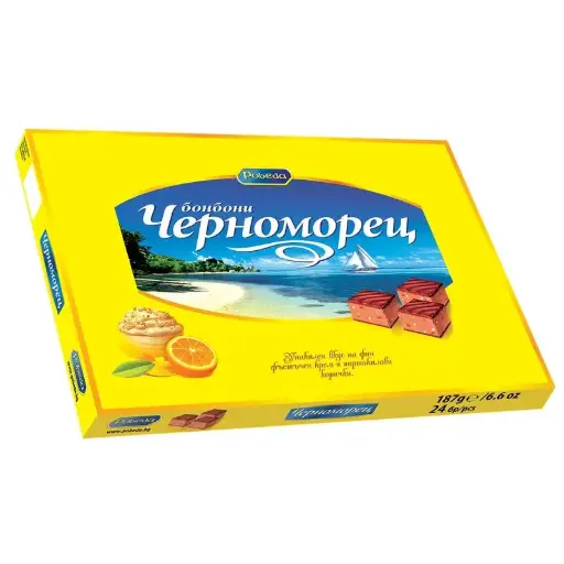 Chernomorets chocolates, 187 g, 24 pcs