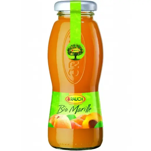 Натурален сок "Rauch" кайсия, стъкло, 200 мл, 12 бр  