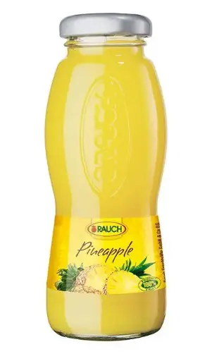 Натурален сок "Rauch" ананас, стъкло, 200 мл, 12 бр   