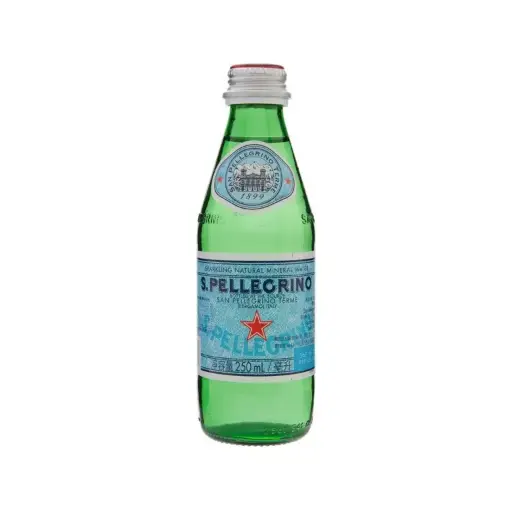 SAN PELLEGRINO ГАЗИРАНА ВОДА 0.250 Л СТЪКЛО 24 БРОЯ