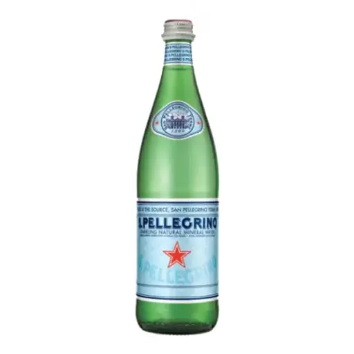 SAN PELLEGRINO ГАЗИРАНА ВОДА СТЪКЛО 0.750 Л, 15 БРОЯ