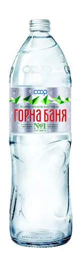 ГАЗИРАНА ВОДА ГОРНА БАНЯ 1 Л СТЪКЛО, 6 БРОЯ